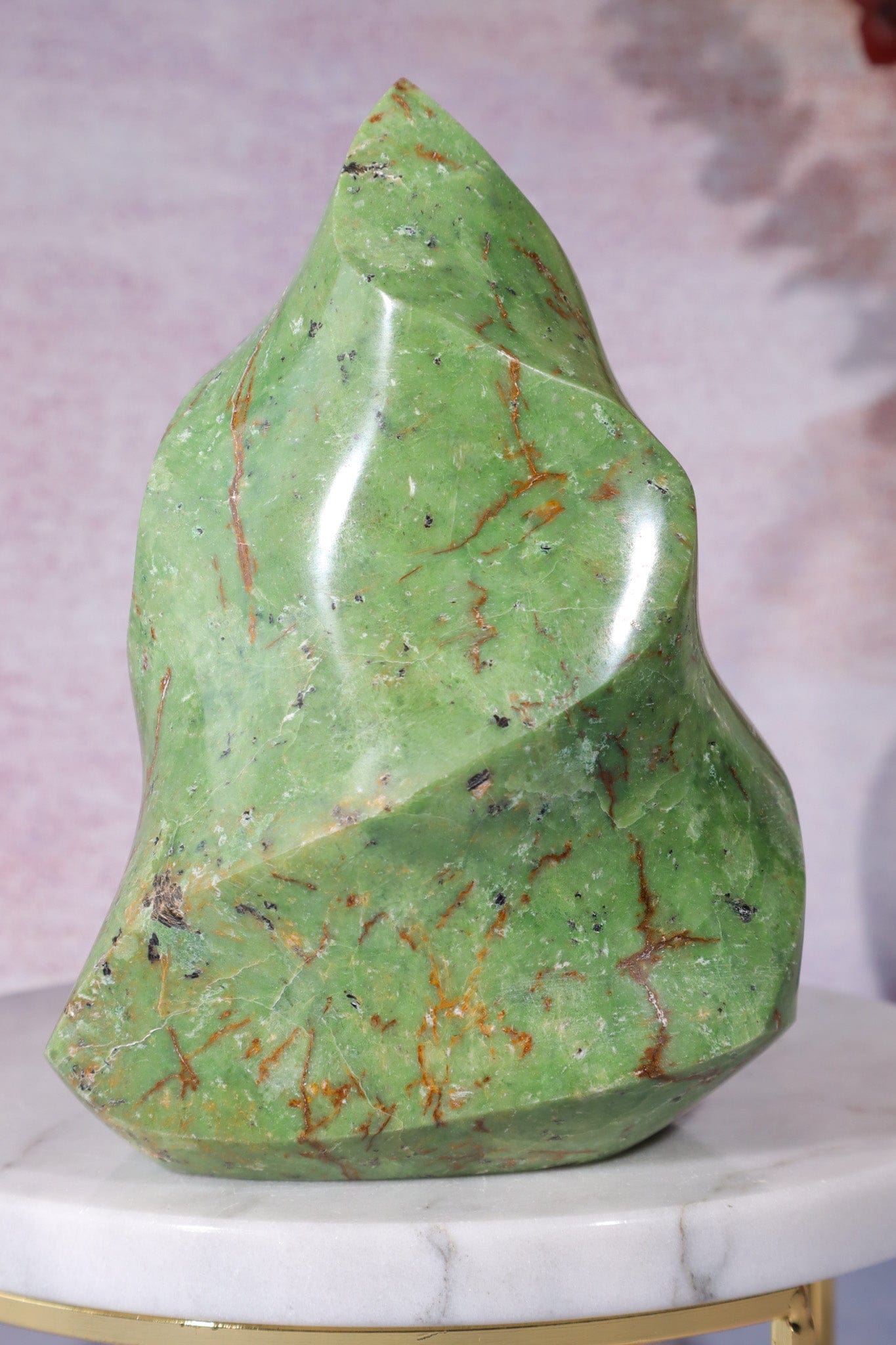 Chrysoprase Flame 0.7KG Flames Tali & Loz Crystals