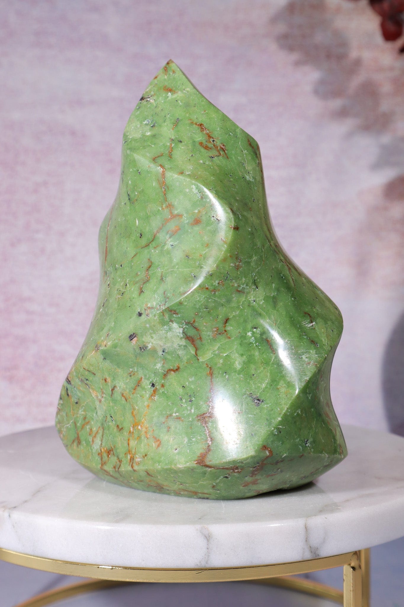 Chrysoprase Flame 0.7KG Flames Tali & Loz Crystals