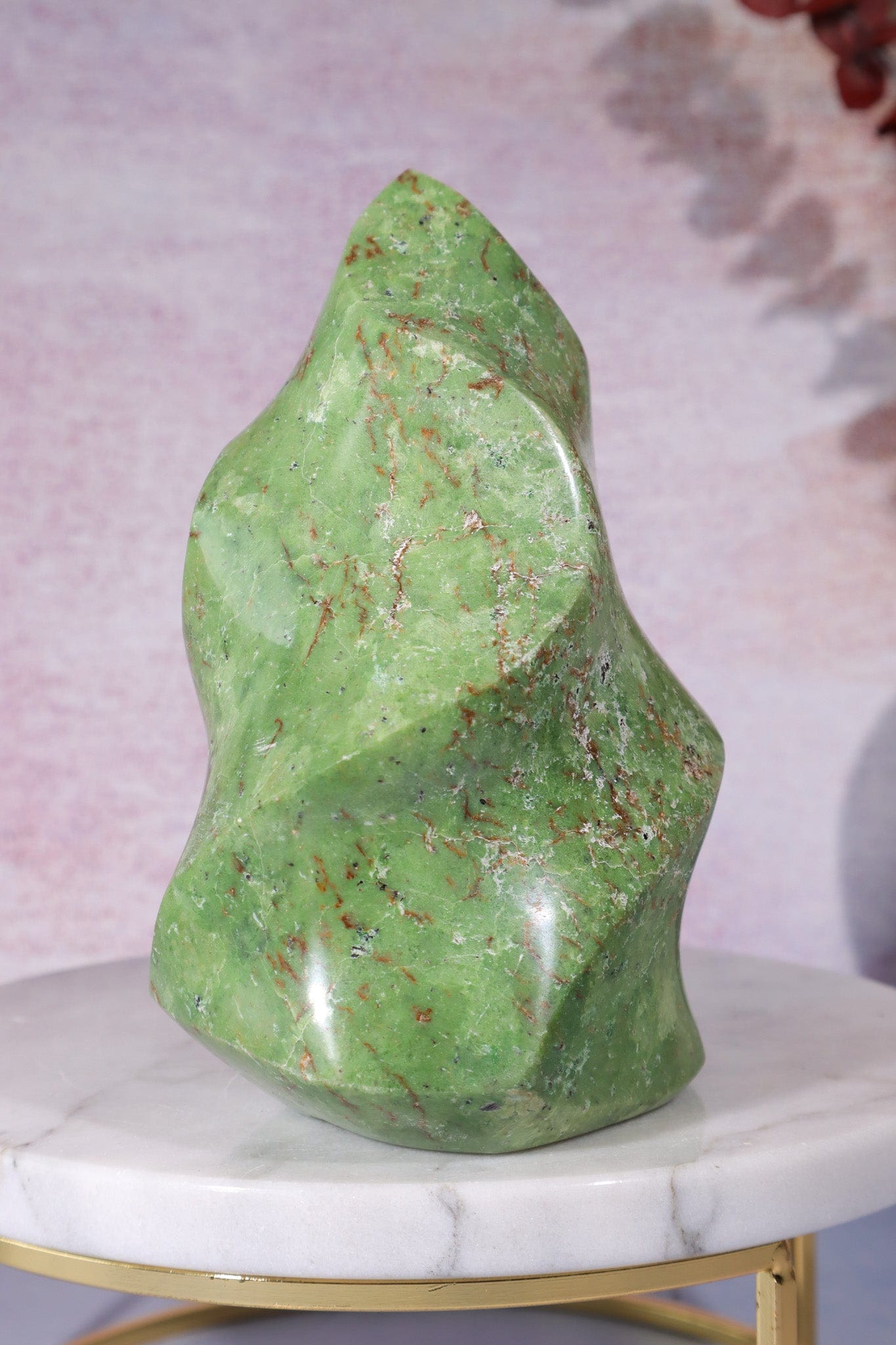 Chrysoprase Flame 0.7KG Flames Tali & Loz Crystals