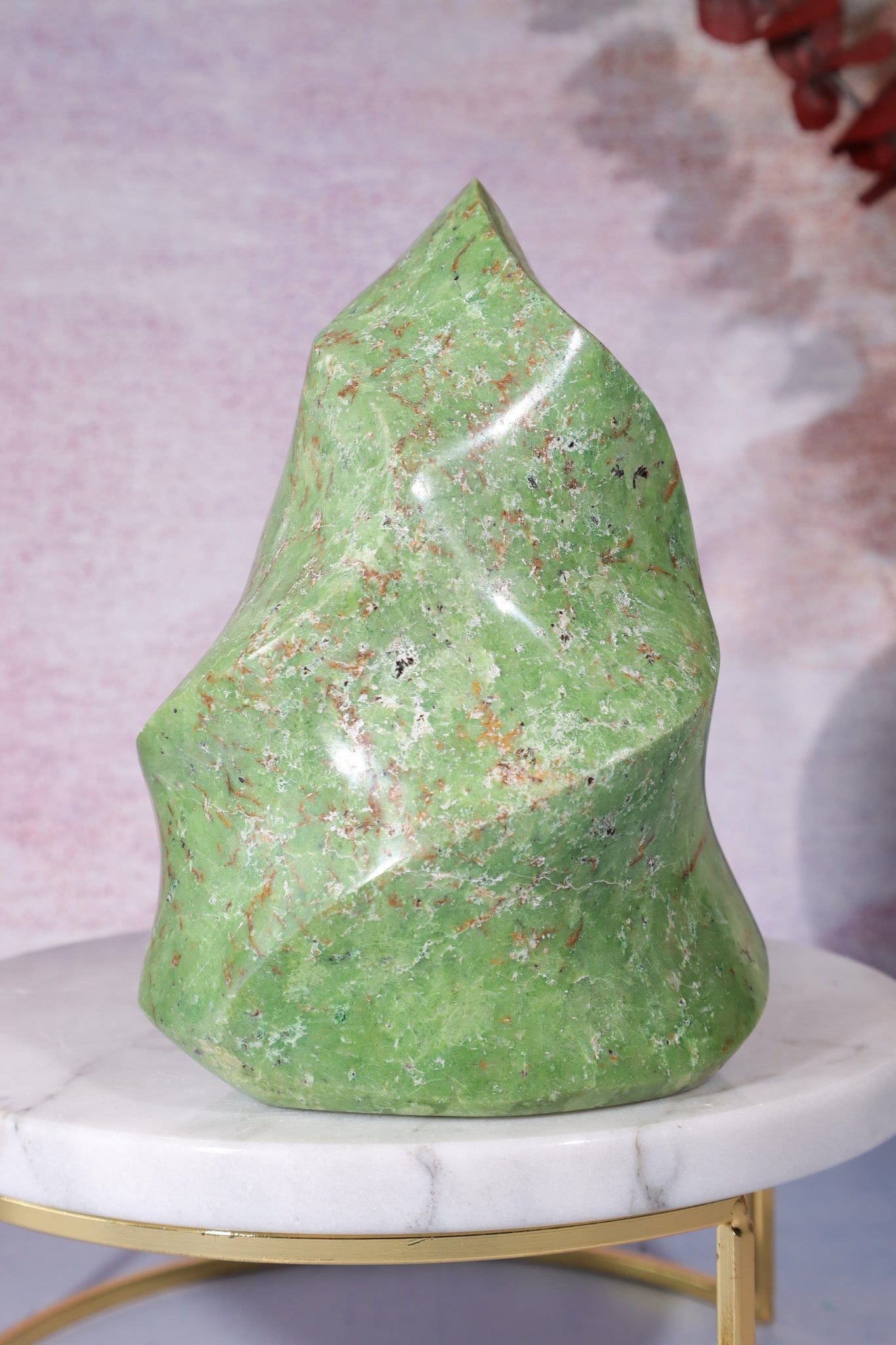 Chrysoprase Flame 0.7KG Flames Tali & Loz Crystals