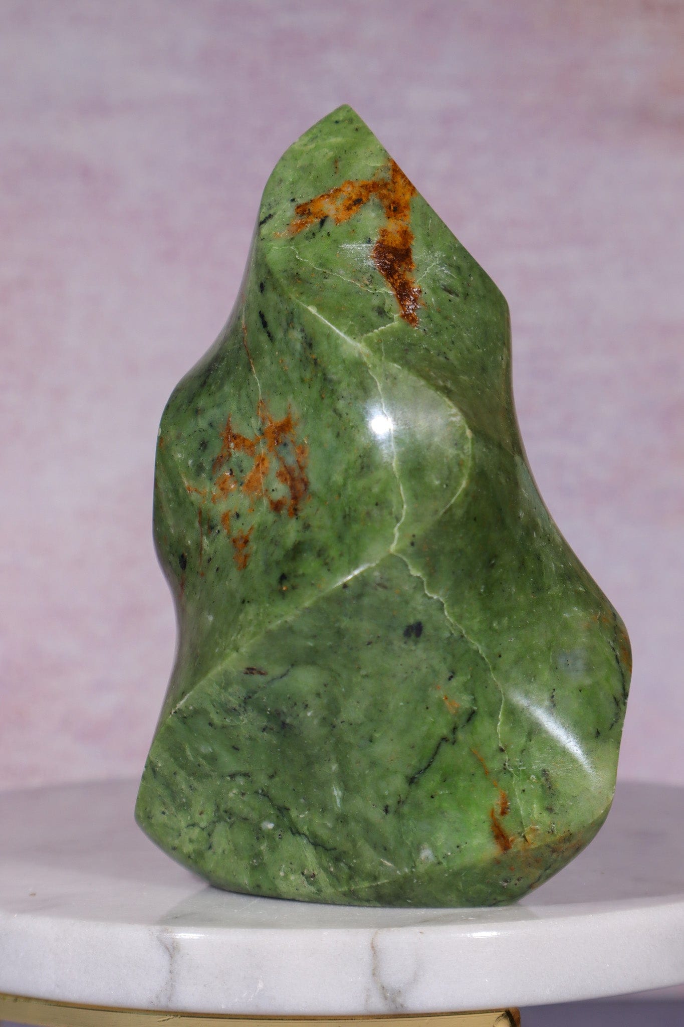 Chrysoprase Flame 445gr Flames Tali & Loz Crystals