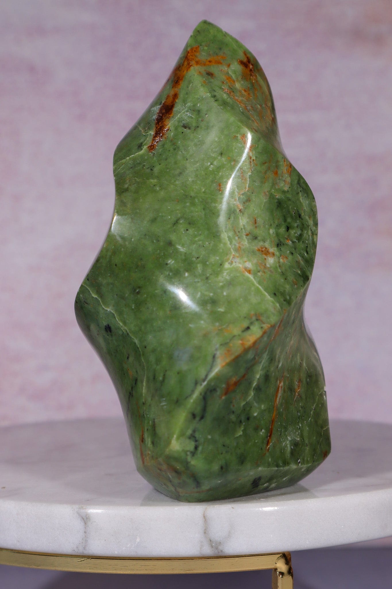 Chrysoprase Flame 445gr Flames Tali & Loz Crystals