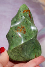 Chrysoprase Flame 445gr Flames Tali & Loz Crystals