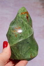 Chrysoprase Flame 445gr Flames Tali & Loz Crystals