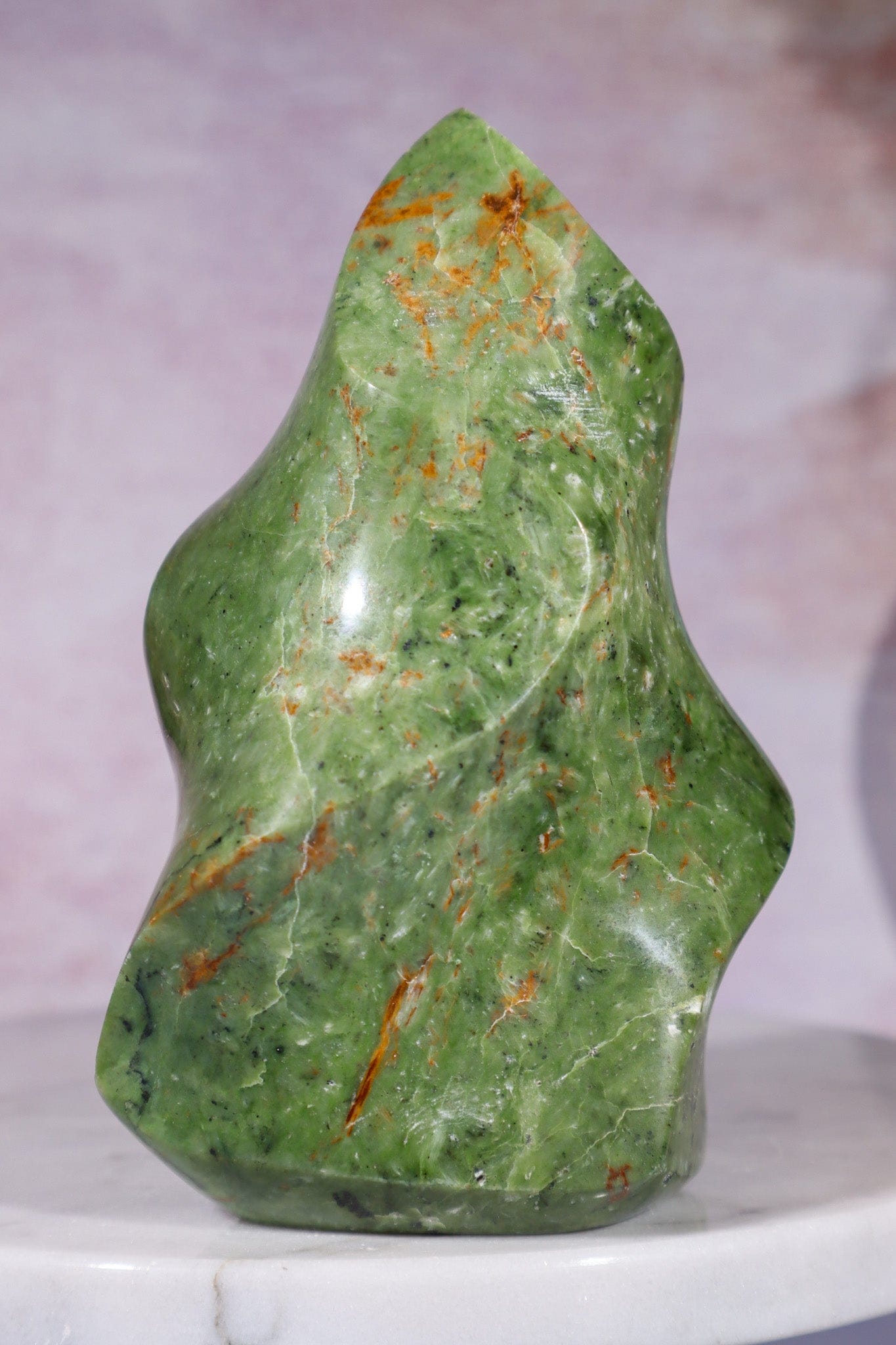 Chrysoprase Flame 445gr Flames Tali & Loz Crystals