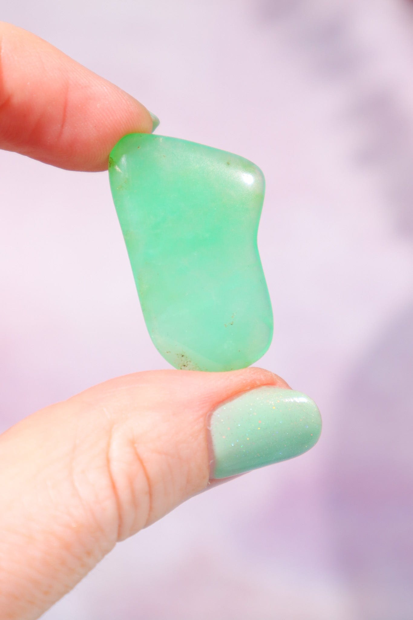 Chrysoprase Freeform Slice 3.1cm Slices Tali & Loz Crystals