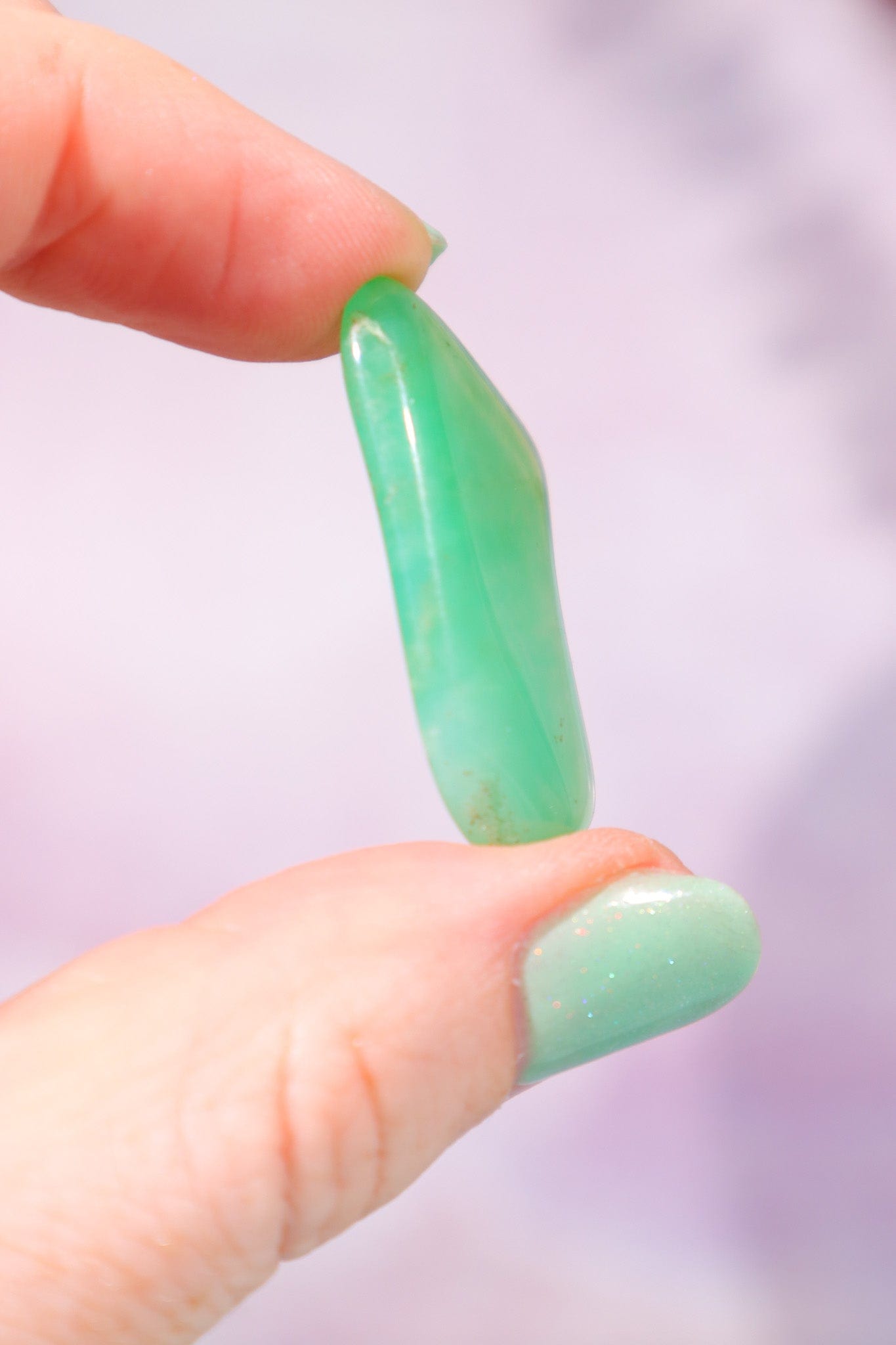 Chrysoprase Freeform Slice 3.1cm Slices Tali & Loz Crystals