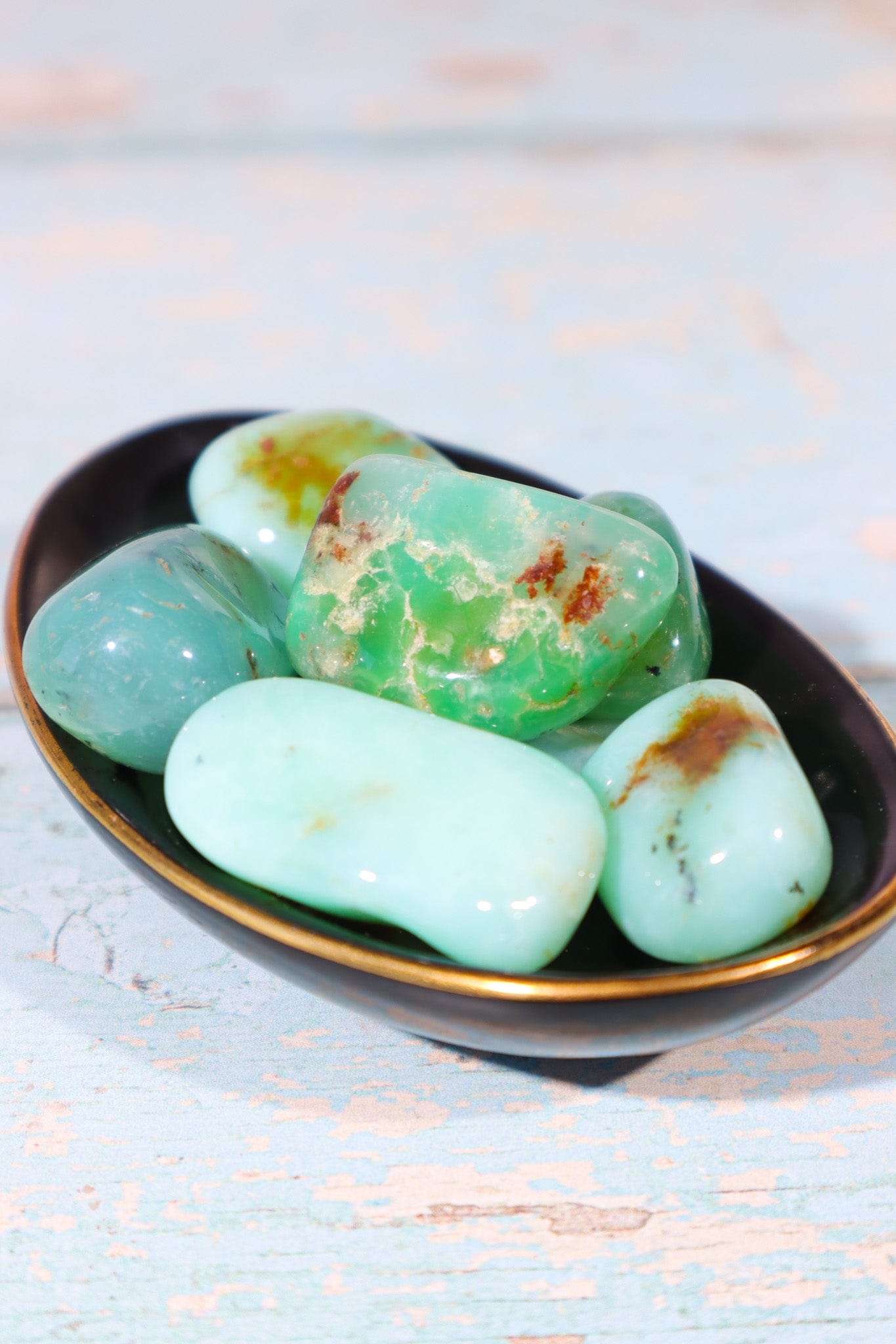 Chrysoprase Freeform Slice 3.3cm Slices Tali & Loz Crystals
