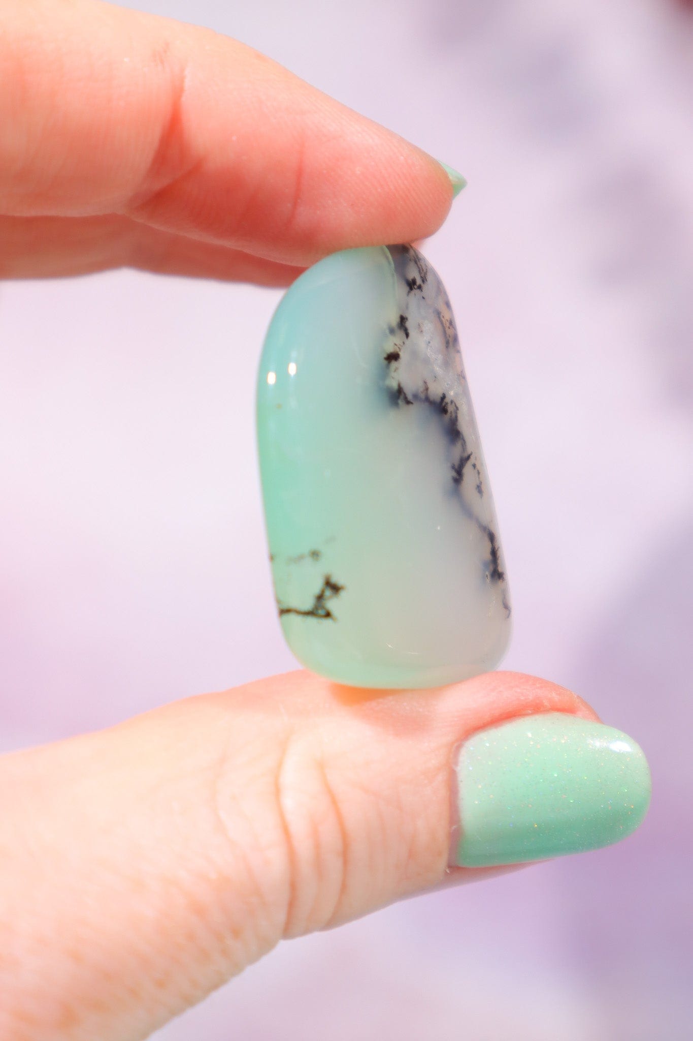 Chrysoprase Freeform Slice 3.3cm Slices Tali & Loz Crystals