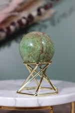 Chrysoprase Sphere 48mm Sphere Tali & Loz Crystals