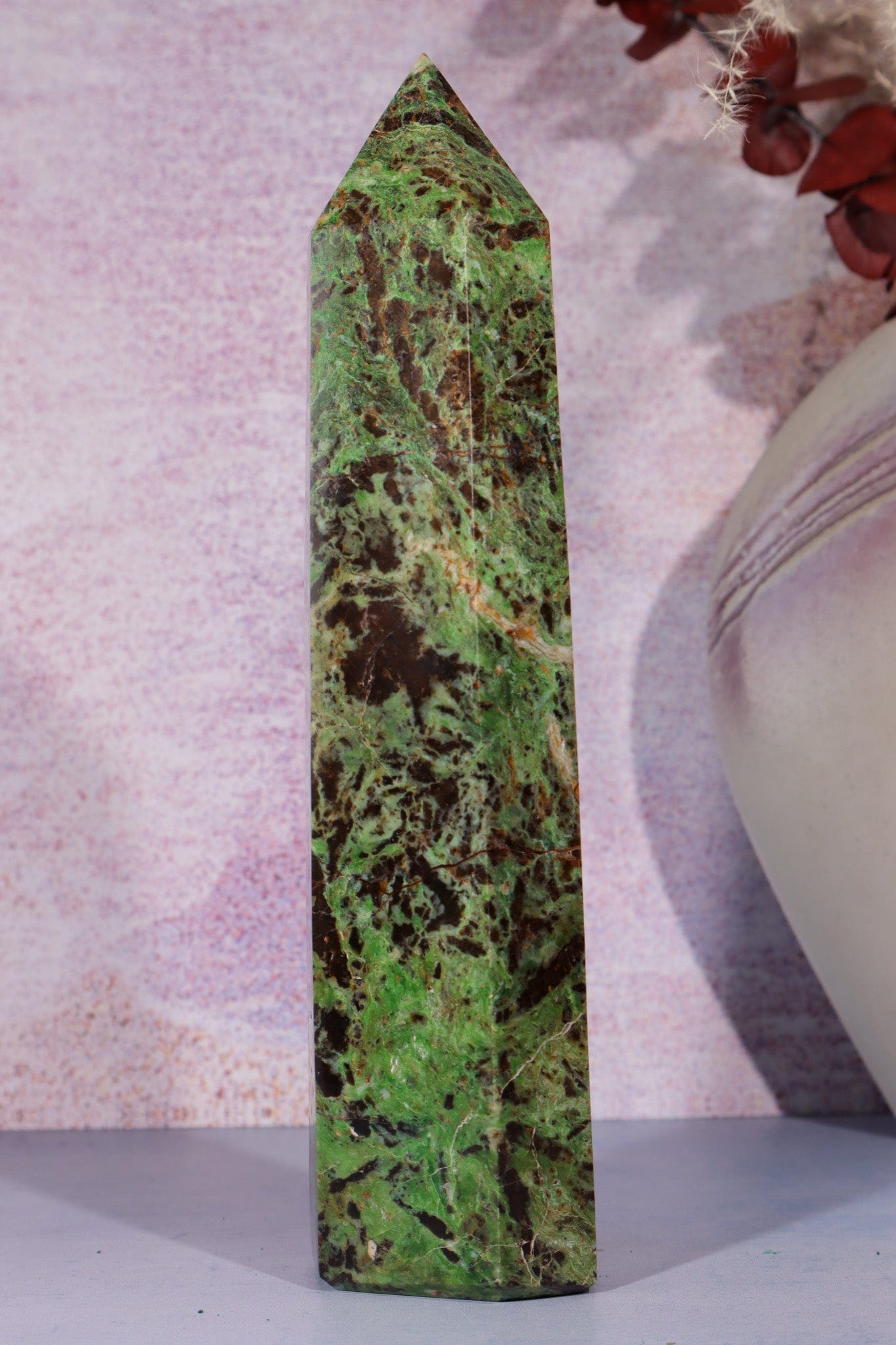 Chrysoprase Tower 0.5KG Towers Tali & Loz Crystals