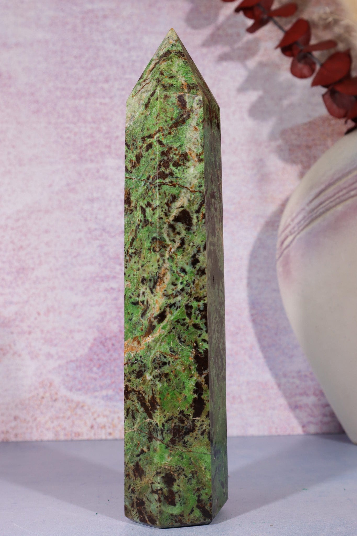 Chrysoprase Tower 0.5KG Towers Tali & Loz Crystals