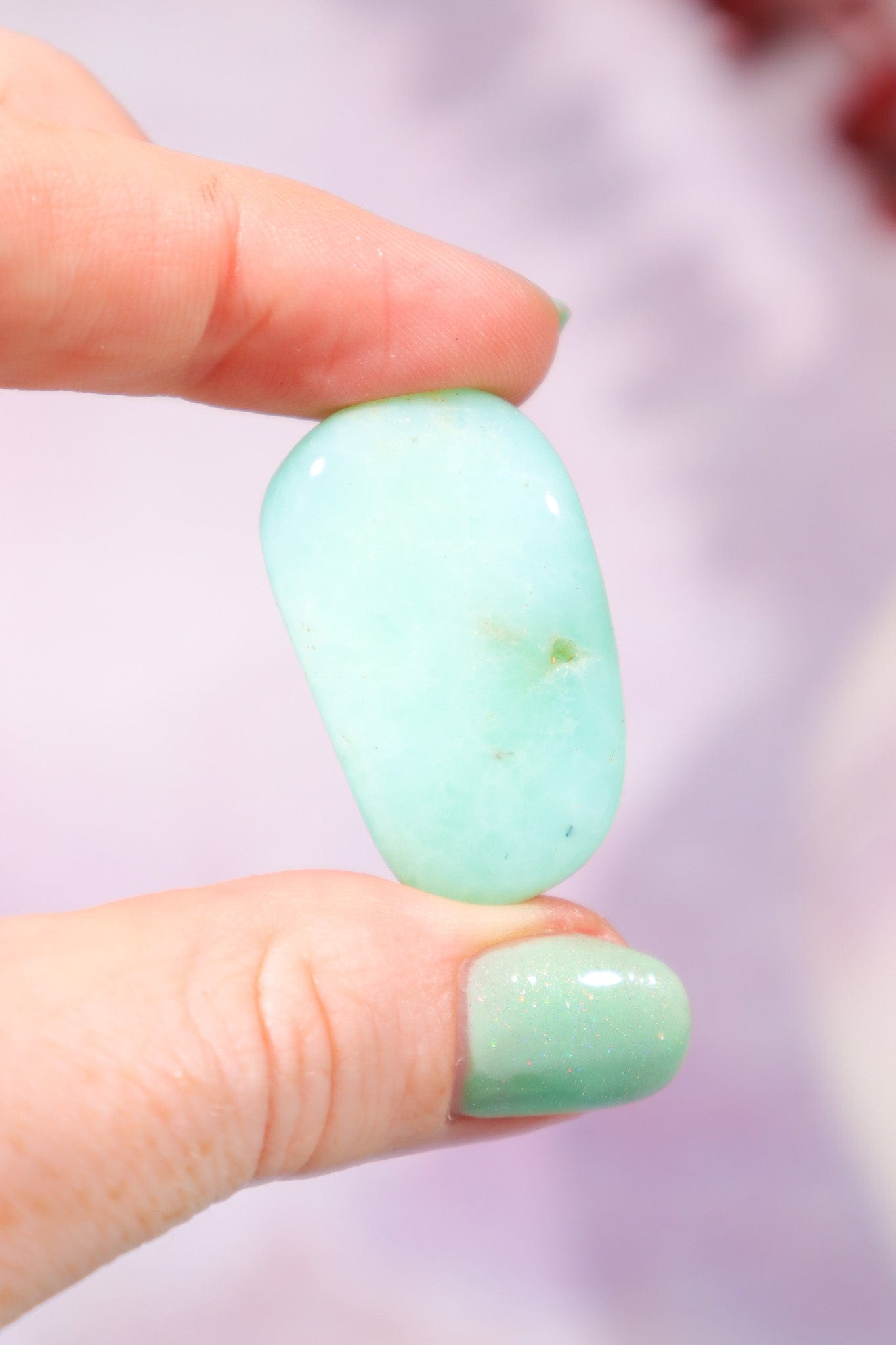 Chrysoprase Tumblestones 2.5-3.5cm, Intuitively Chosen Tumblestones Tali & Loz Crystals