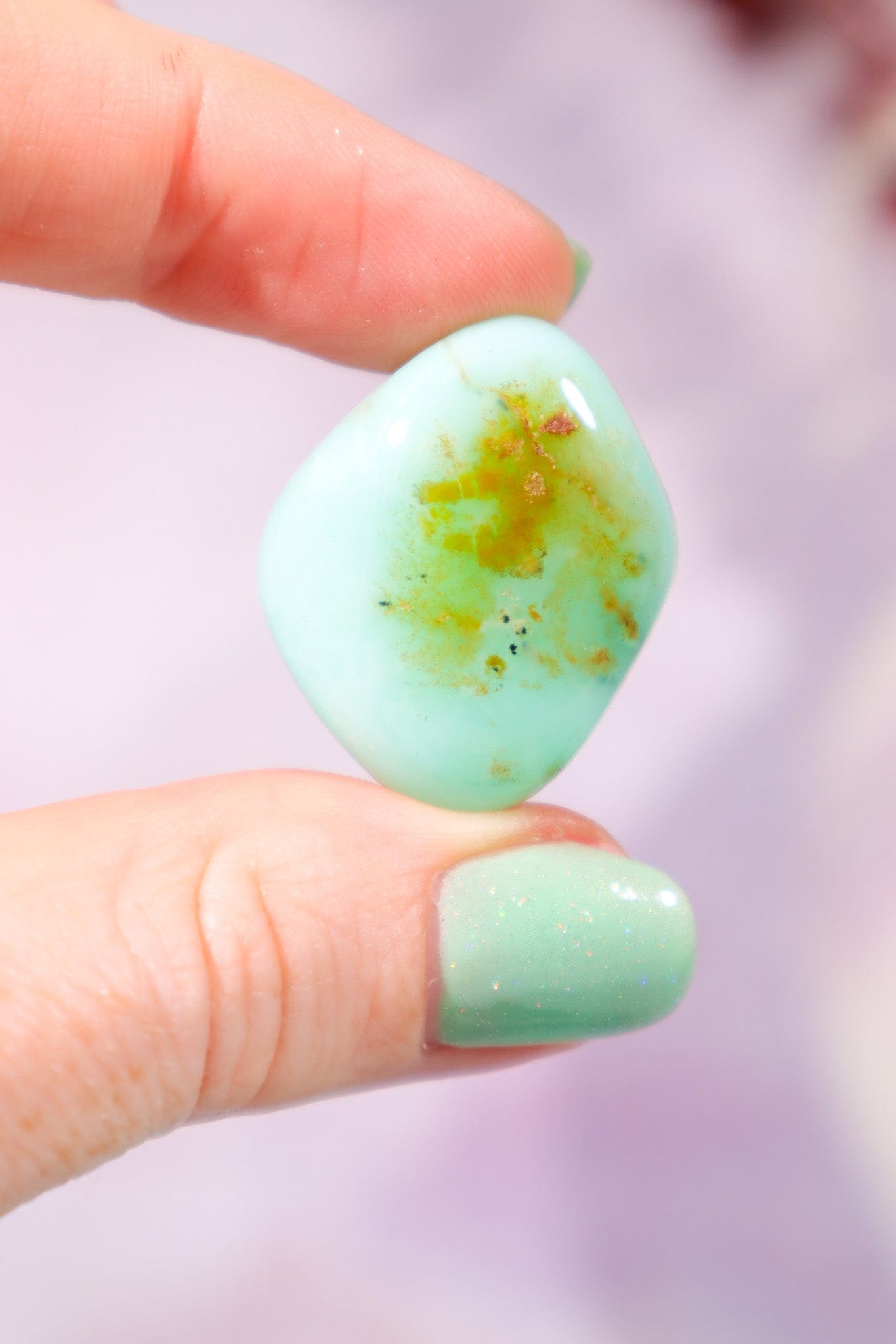 Chrysoprase Tumblestones 2.5-3.5cm, Intuitively Chosen Tumblestones Tali & Loz Crystals