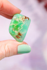 Chrysoprase Tumblestones 2.5-3.5cm, Intuitively Chosen Tumblestones Tali & Loz Crystals