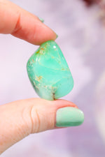 Chrysoprase Tumblestones 2.5-3.5cm, Intuitively Chosen Tumblestones Tali & Loz Crystals