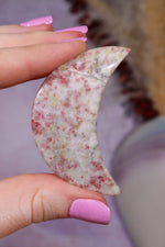 Cinnabrite Moon | Polished | Medium | Russia Moon Tali & Loz Crystals