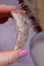 Cinnabrite Moon | Polished | Medium | Russia Moon Tali & Loz Crystals