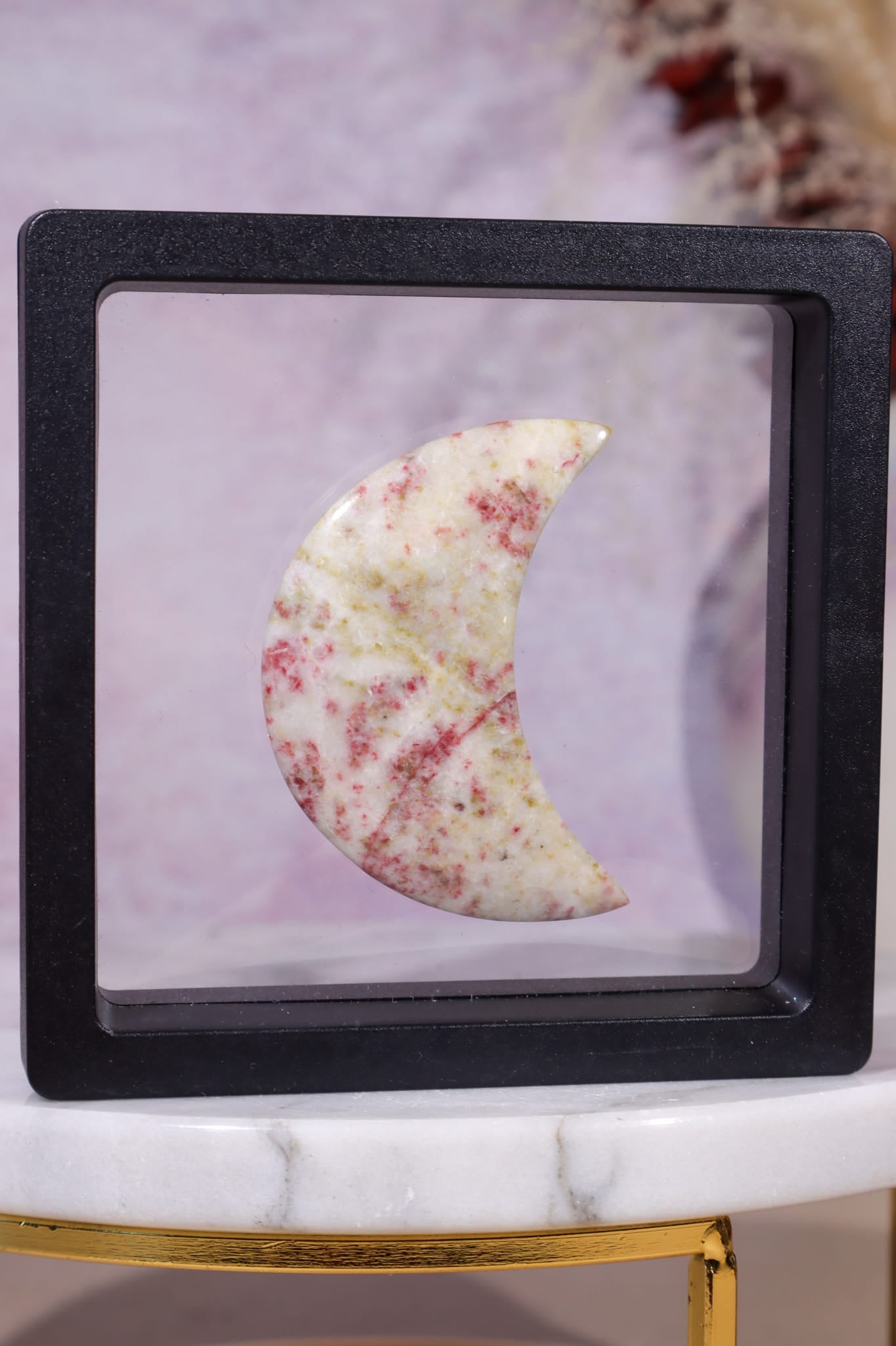 Cinnabrite Moon | Polished | Medium | Russia Moon Tali & Loz Crystals