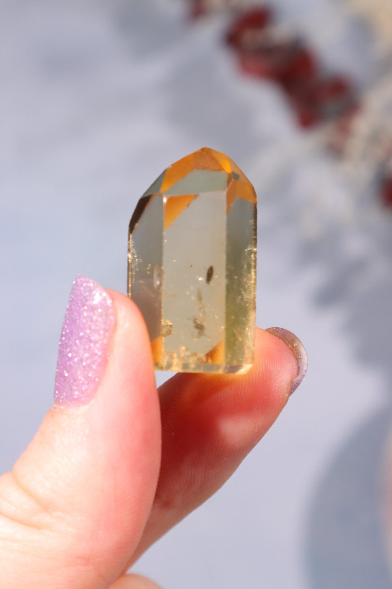 Citrine Tower 2.6cm, Sold As Seen Towers Tali & Loz Crystals