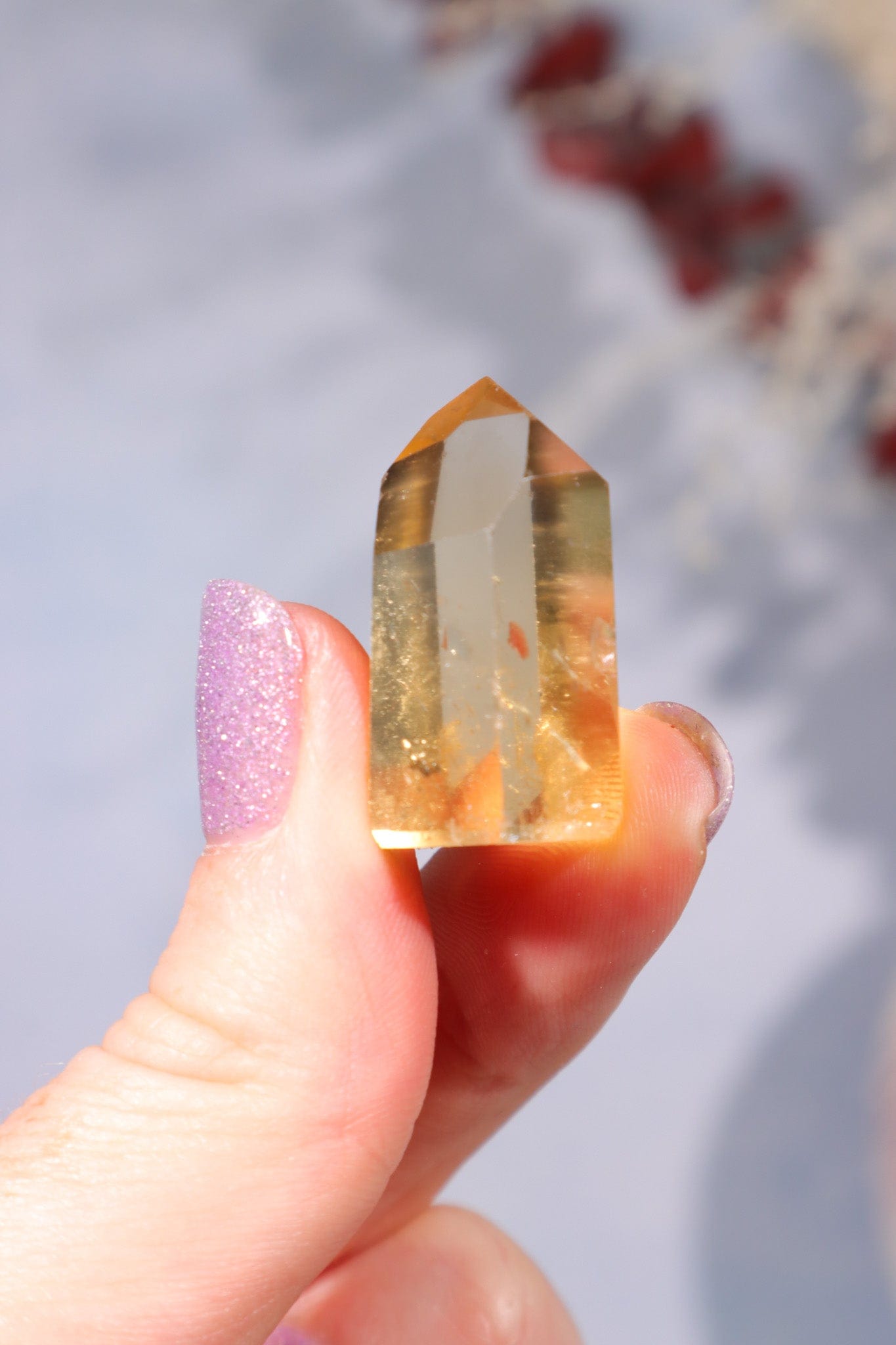 Citrine Tower 2.6cm, Sold As Seen Towers Tali & Loz Crystals