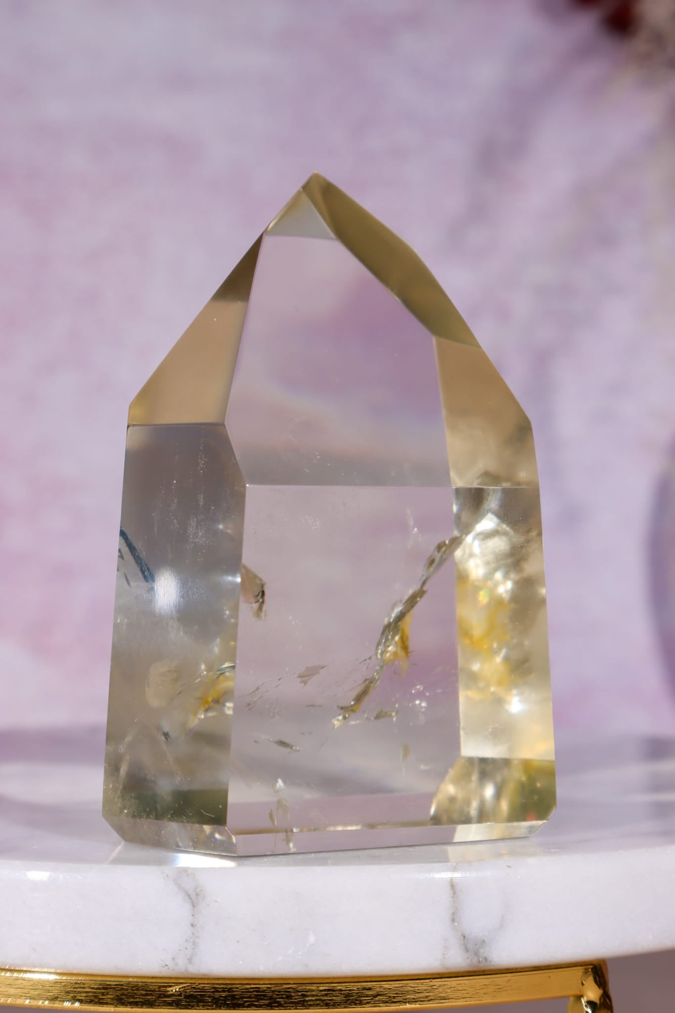 Citrine Tower | 75mm | Brazil Towers Tali & Loz Crystals