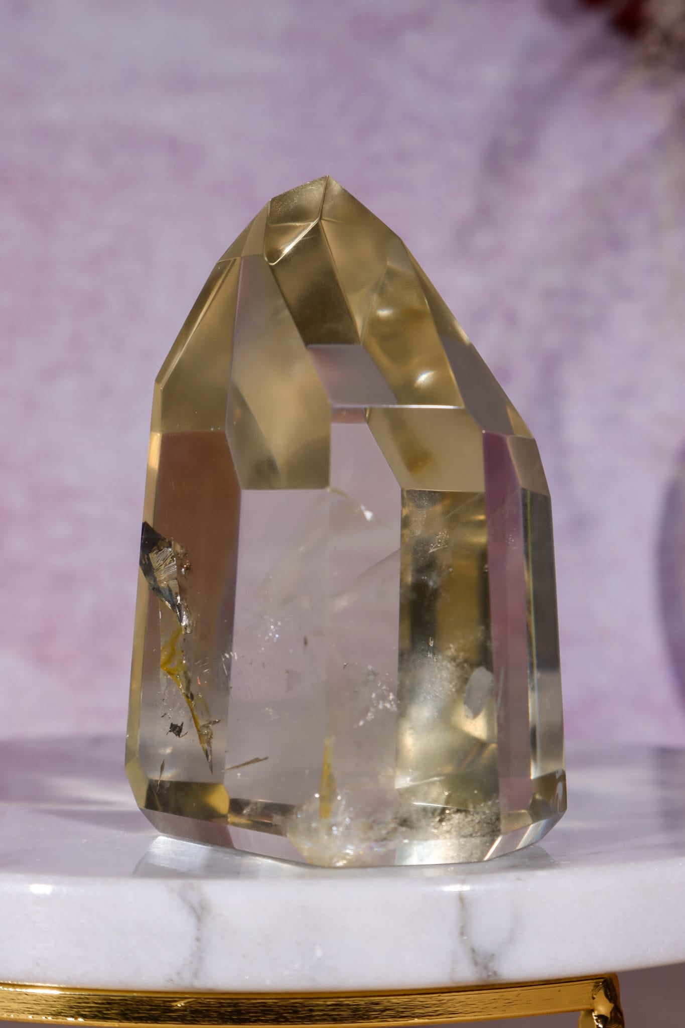 Citrine Tower | 75mm | Brazil Towers Tali & Loz Crystals
