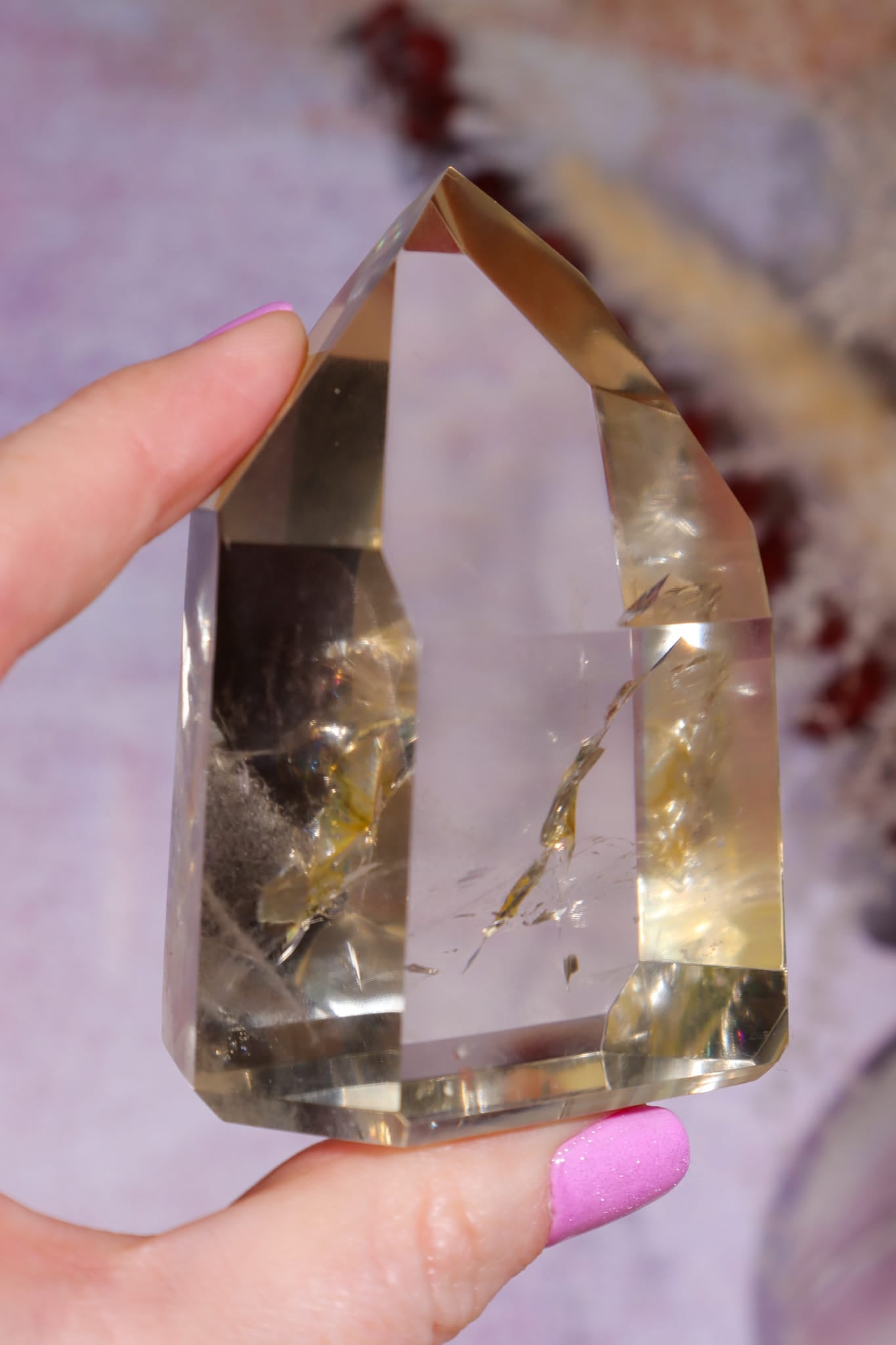 Citrine Tower | 75mm | Brazil Towers Tali & Loz Crystals