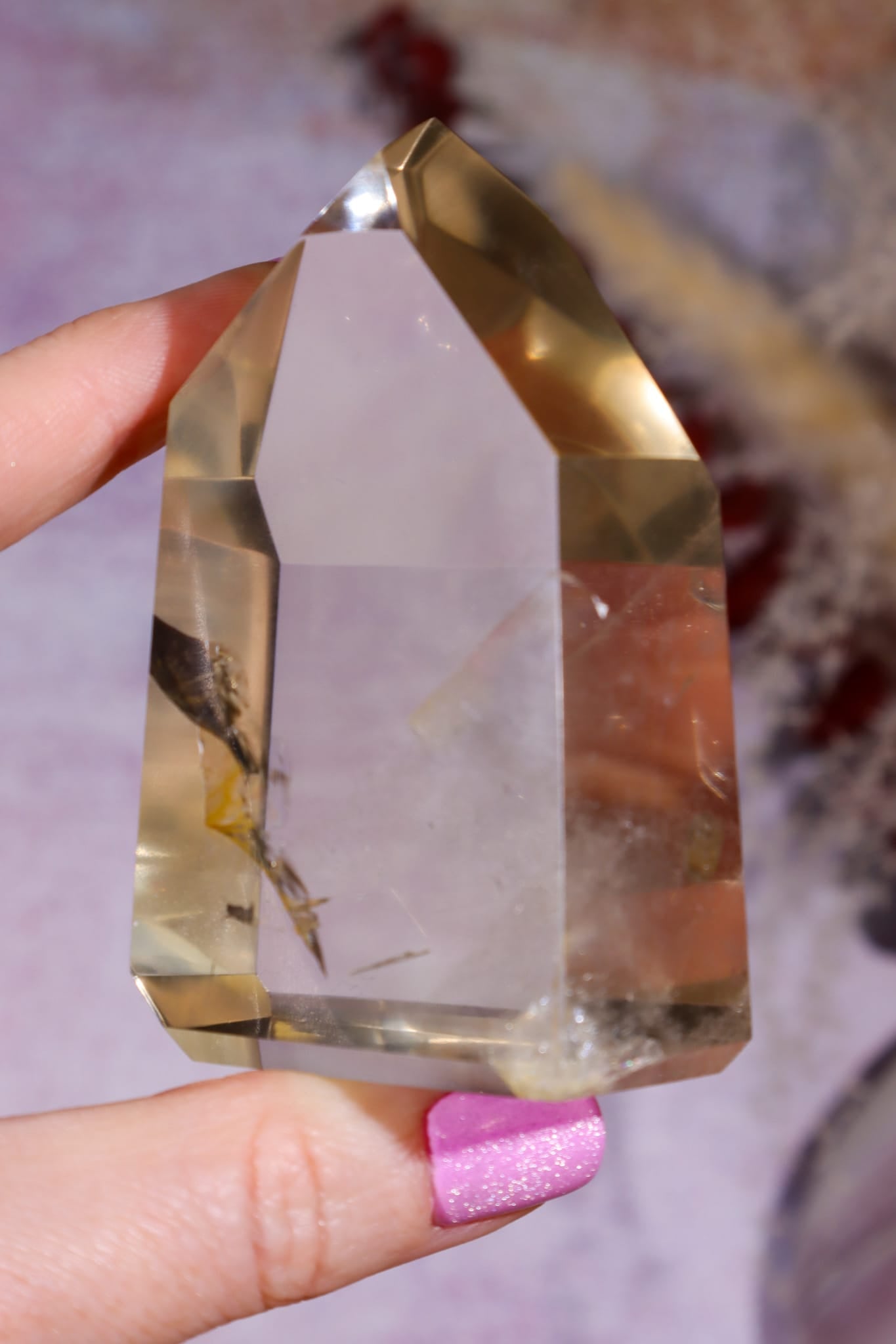 Citrine Tower | 75mm | Brazil Towers Tali & Loz Crystals