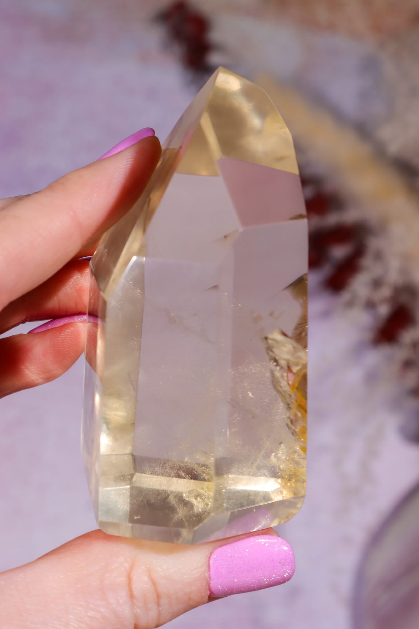 Citrine Tower | 75mm | Brazil Towers Tali & Loz Crystals