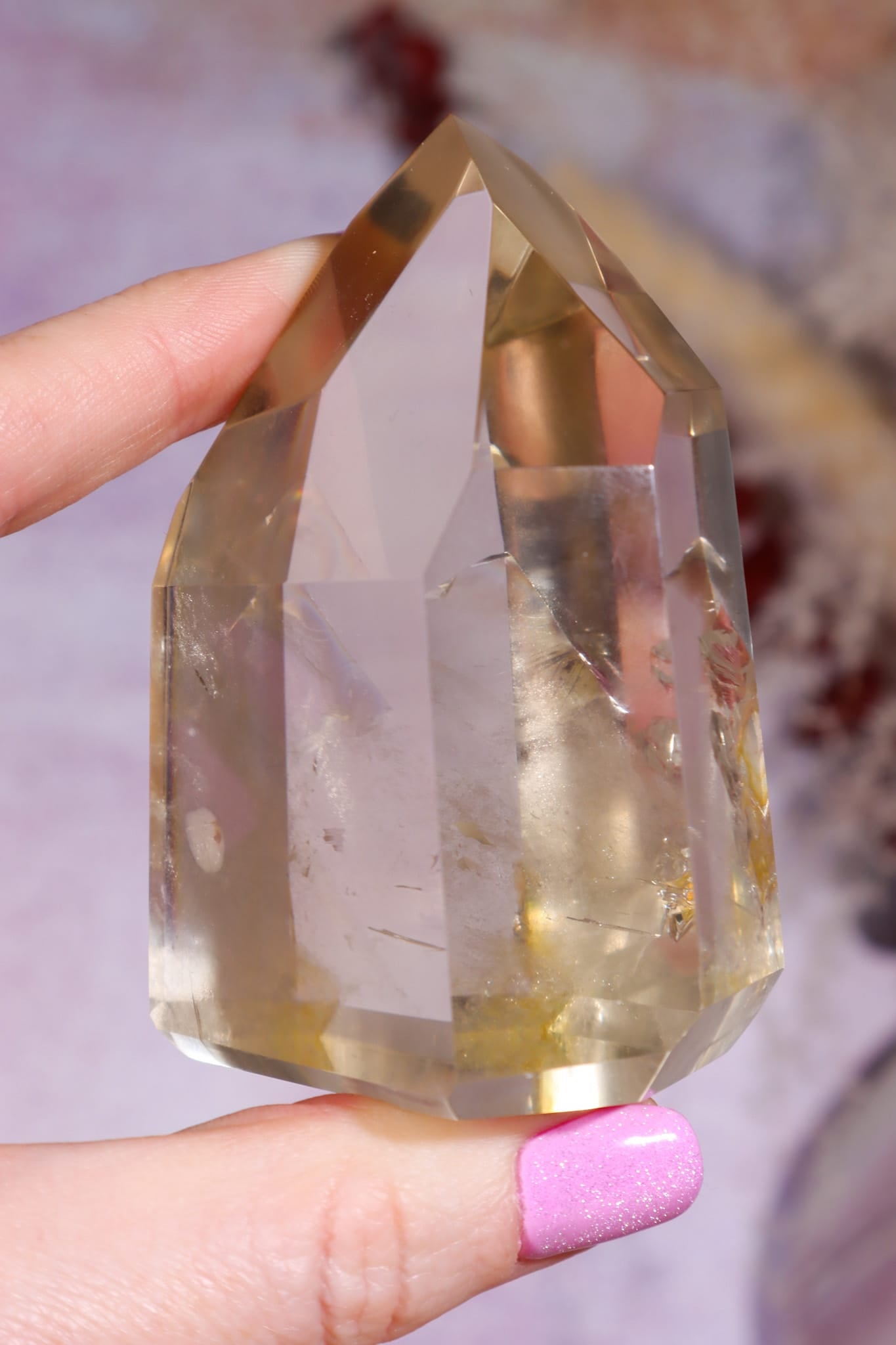 Citrine Tower | 75mm | Brazil Towers Tali & Loz Crystals