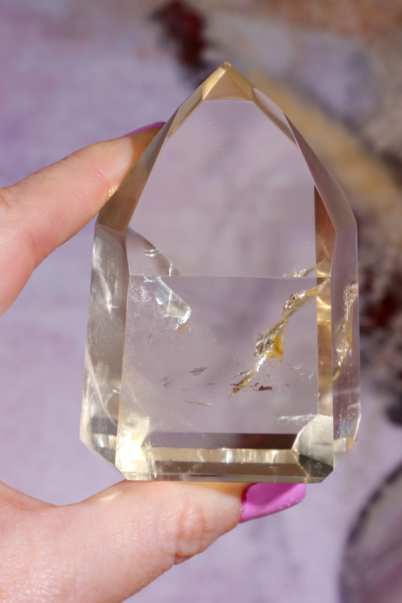 Citrine Tower | 75mm | Brazil Towers Tali & Loz Crystals