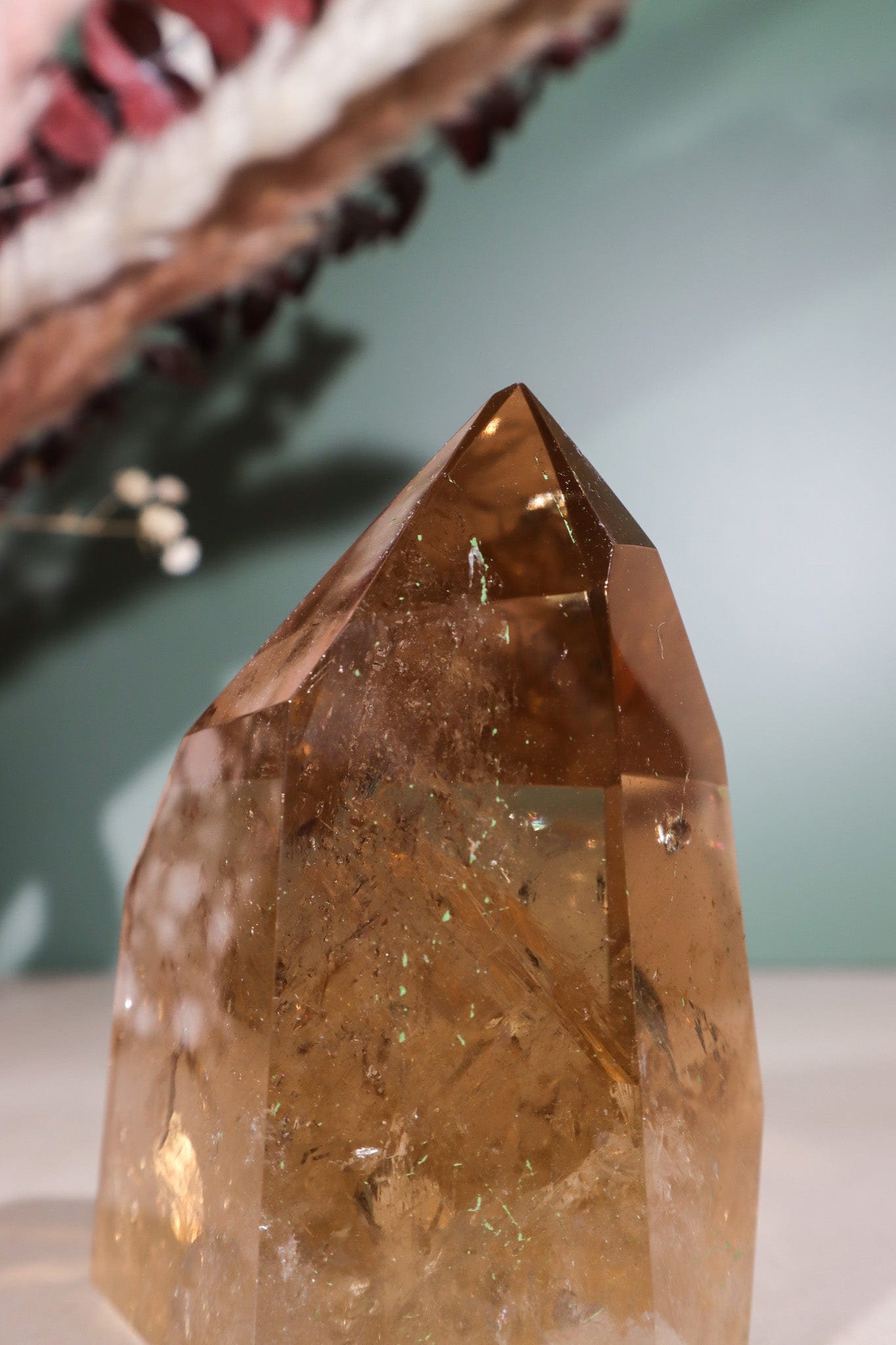 Citrine Tower Natural, 0.6kg - Tali & Loz Crystals
