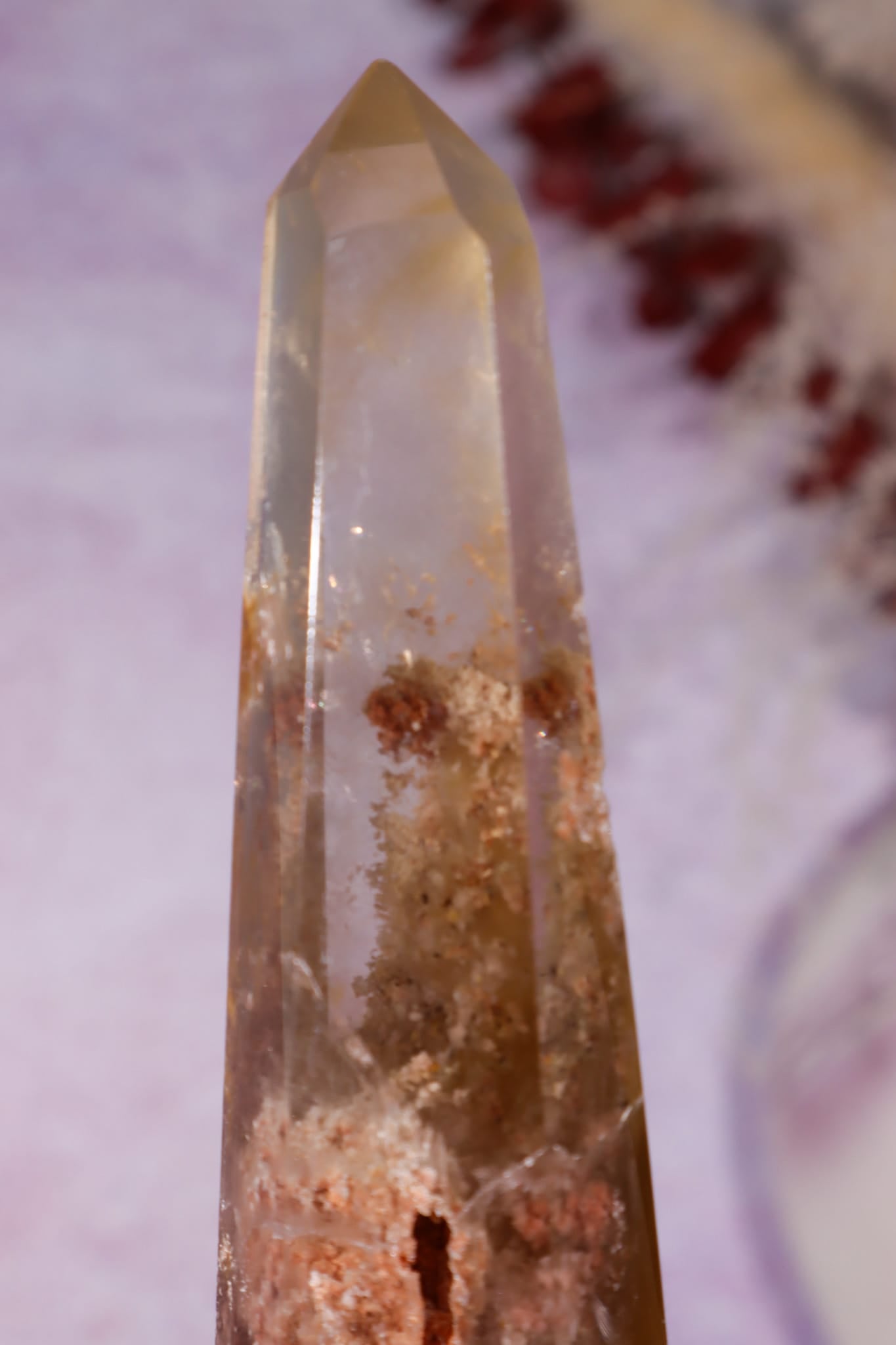 Citrine with Phantoms & Lodalite Quartz Tower | 115mm | Brazil Towers Tali & Loz Crystals