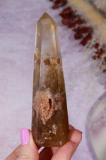 Citrine with Phantoms & Lodalite Quartz Tower | 115mm | Brazil Towers Tali & Loz Crystals
