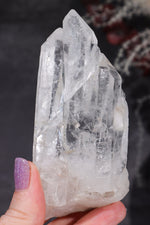 Clear Quartz Cluster With Elestial Etchings Clusters Tali & Loz Crystals