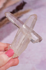 Clear Quartz Cross Formation 96gr Clusters Tali & Loz Crystals