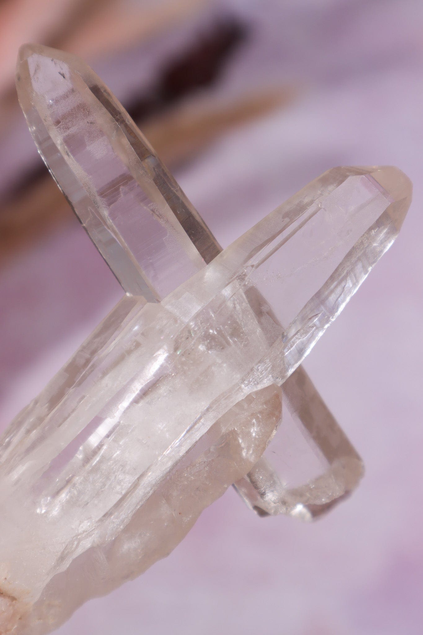 Clear Quartz Cross Formation 96gr Clusters Tali & Loz Crystals