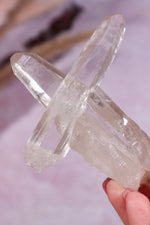 Clear Quartz Cross Formation 96gr Clusters Tali & Loz Crystals