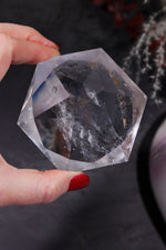 Clear Quartz Diamond Carving 273gr Carving Tali & Loz Crystals