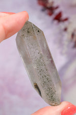 Clear Quartz Freeform with Chlorite Inclusions 6.3cm Freeform Tali & Loz Crystals
