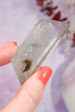 Clear Quartz Freeform with Chlorite Inclusions 6.3cm Freeform Tali & Loz Crystals