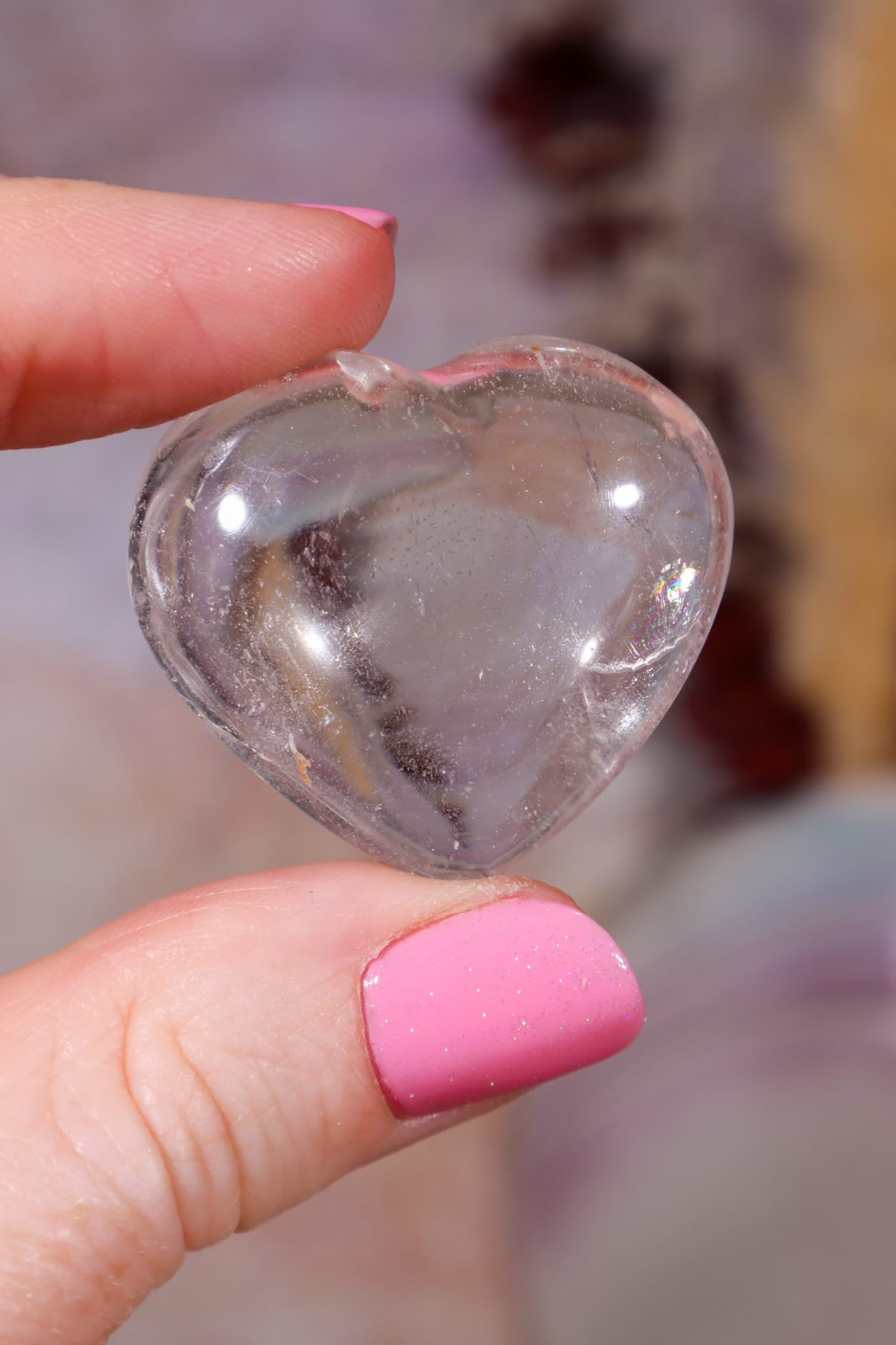 Clear Quartz Hearts | 30-35mm | Brazil Hearts Tali & Loz Crystals