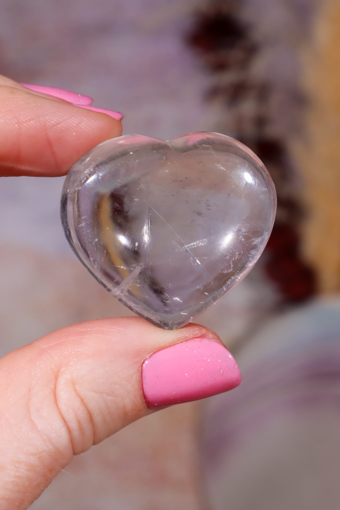 Clear Quartz Hearts | 30-35mm | Brazil Hearts Tali & Loz Crystals