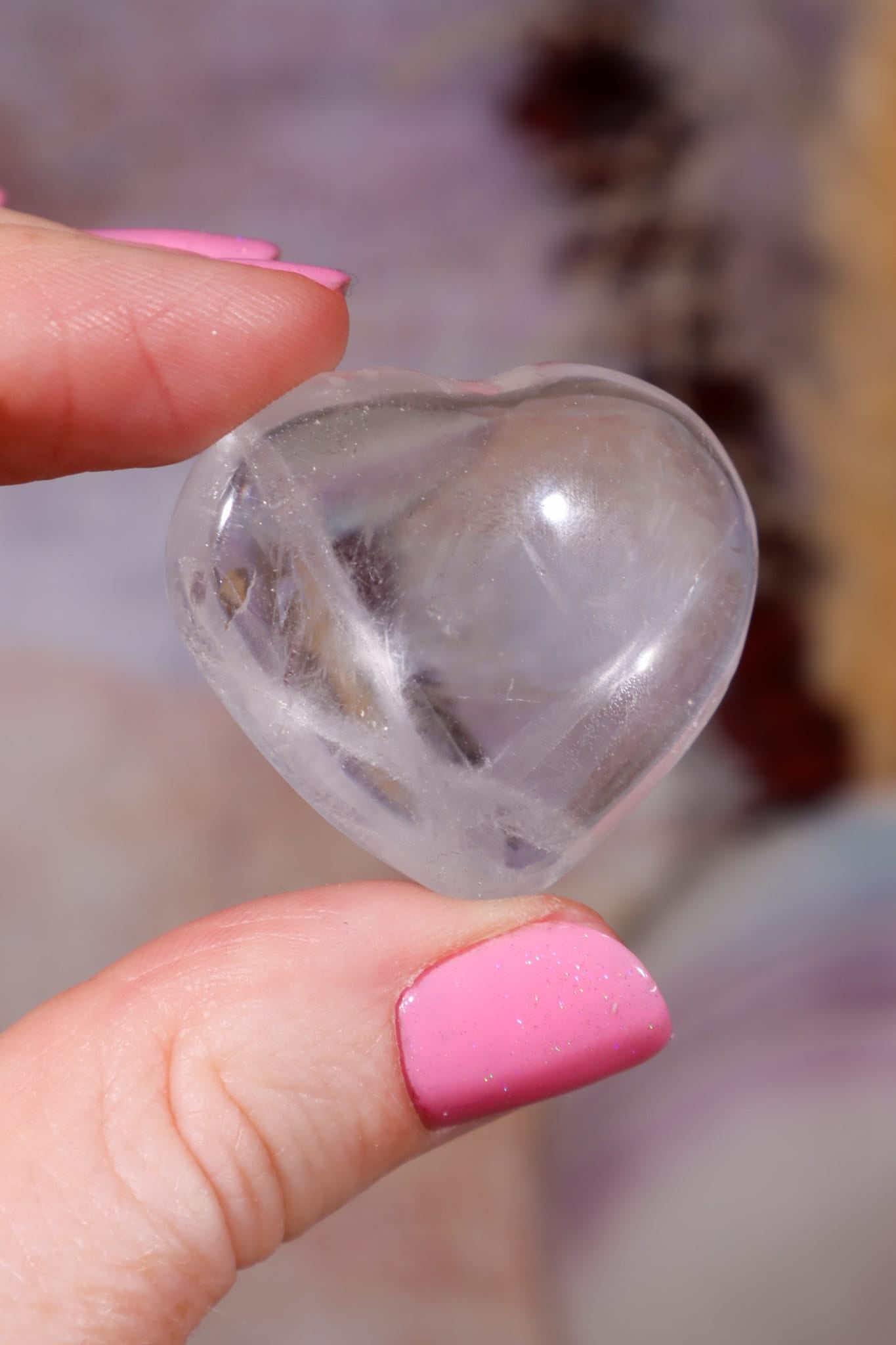 Clear Quartz Hearts | 30-35mm | Brazil Hearts Tali & Loz Crystals