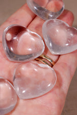 Clear Quartz Hearts | 30-35mm | Brazil Hearts Tali & Loz Crystals
