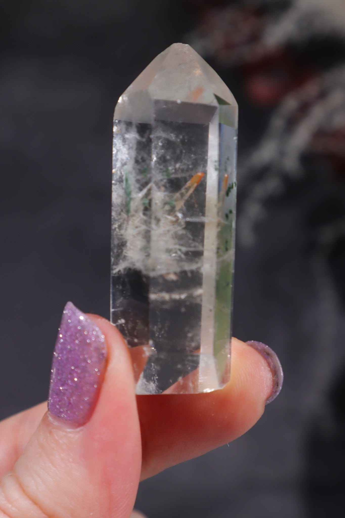 Clear Quartz Manifestation Crystal Tower With Chlorite Inclusions Towers Tali & Loz Crystals