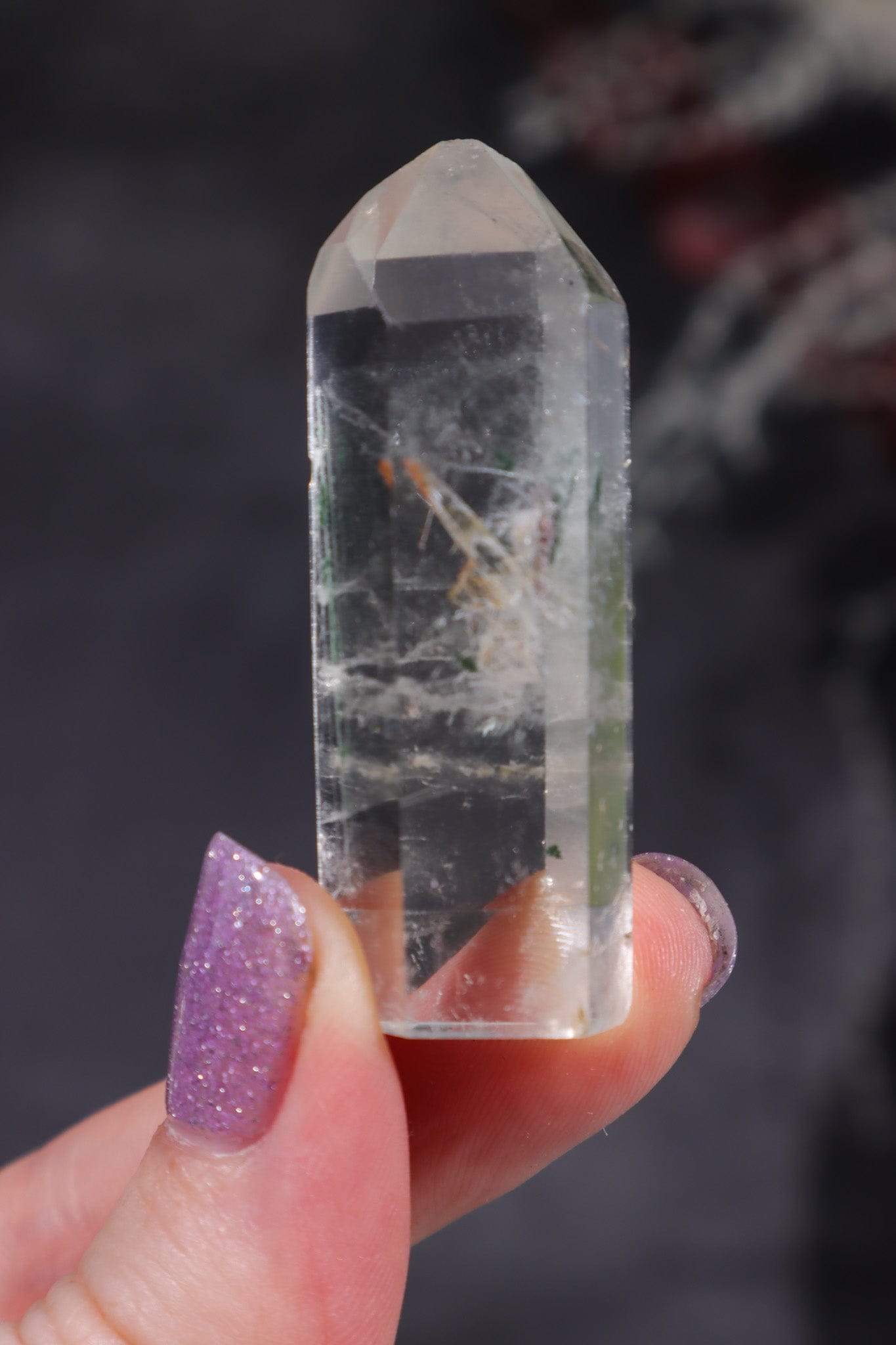 Clear Quartz Manifestation Crystal Tower With Chlorite Inclusions Towers Tali & Loz Crystals