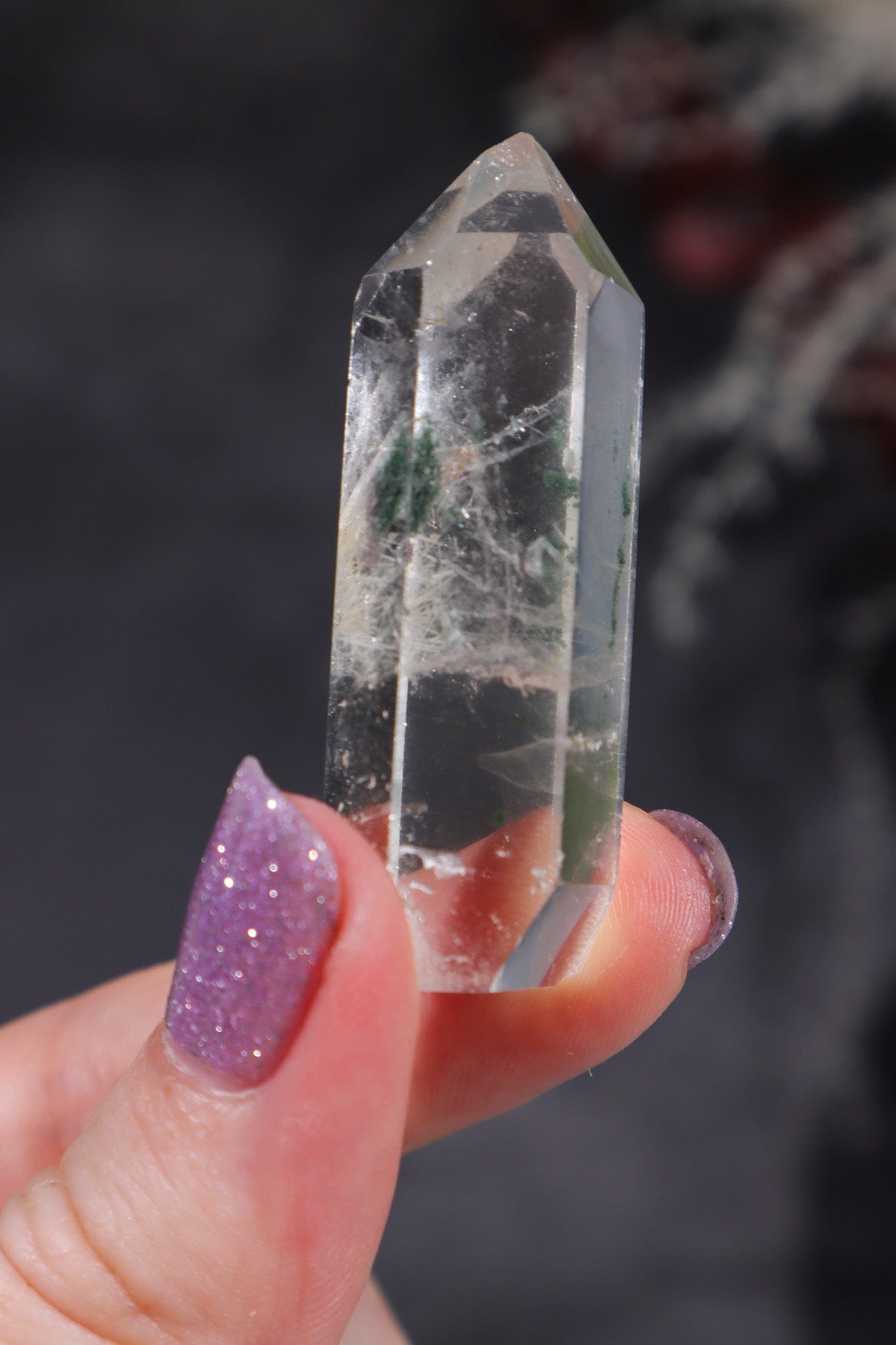 Clear Quartz Manifestation Crystal Tower With Chlorite Inclusions Towers Tali & Loz Crystals