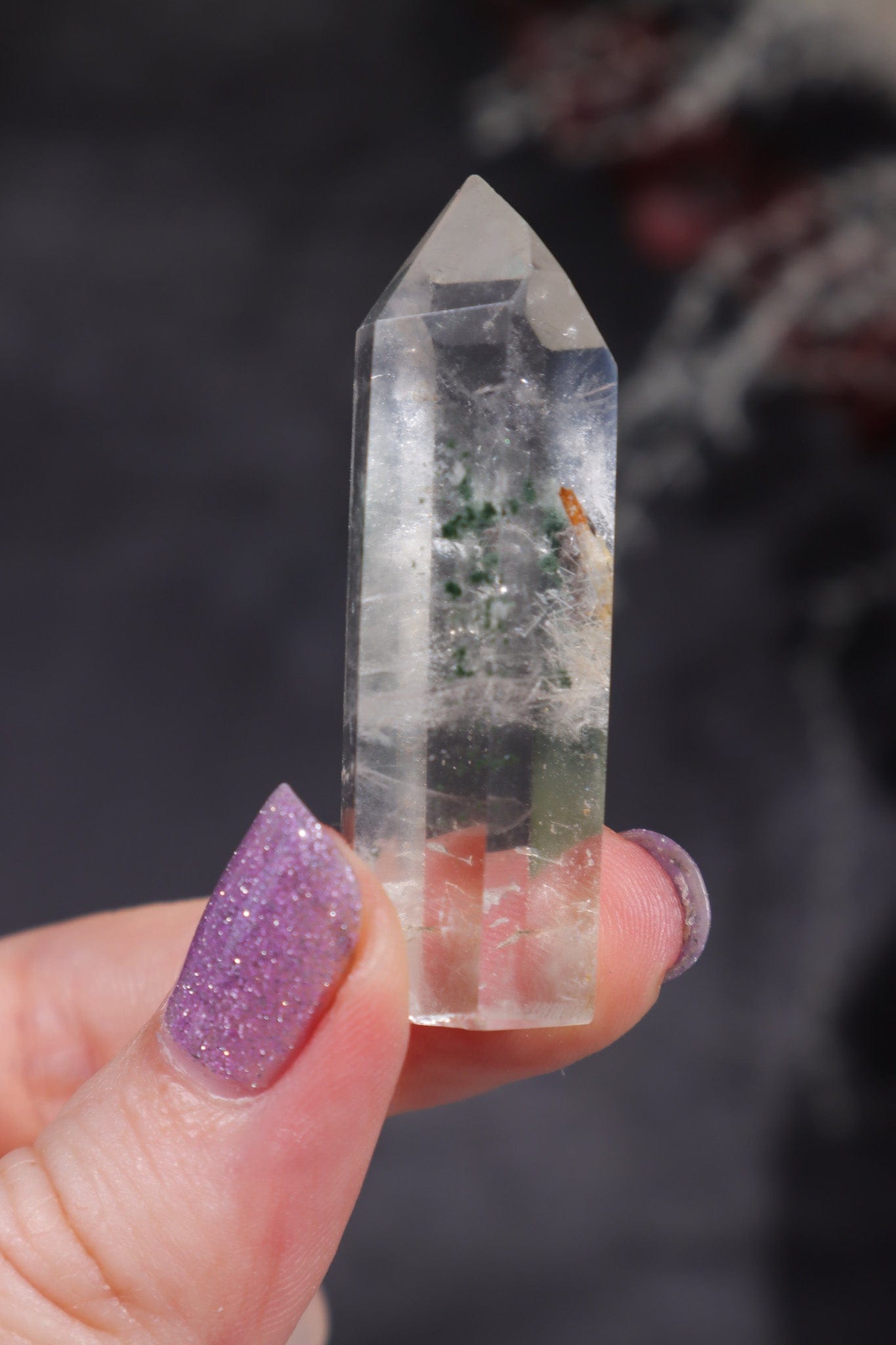 Clear Quartz Manifestation Crystal Tower With Chlorite Inclusions Towers Tali & Loz Crystals